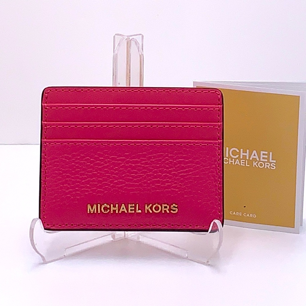 MICHAEL KORS
Large Pebbled Leather Card Holder Case
Electric Pink
NWT - Picture 1 of 14